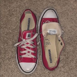 Hot pink converse